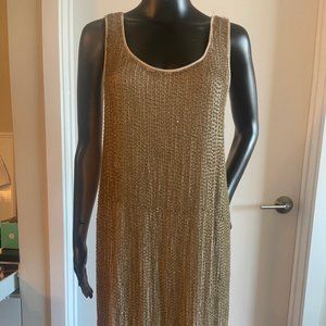 Haute Hippie Gold Beaded Dress